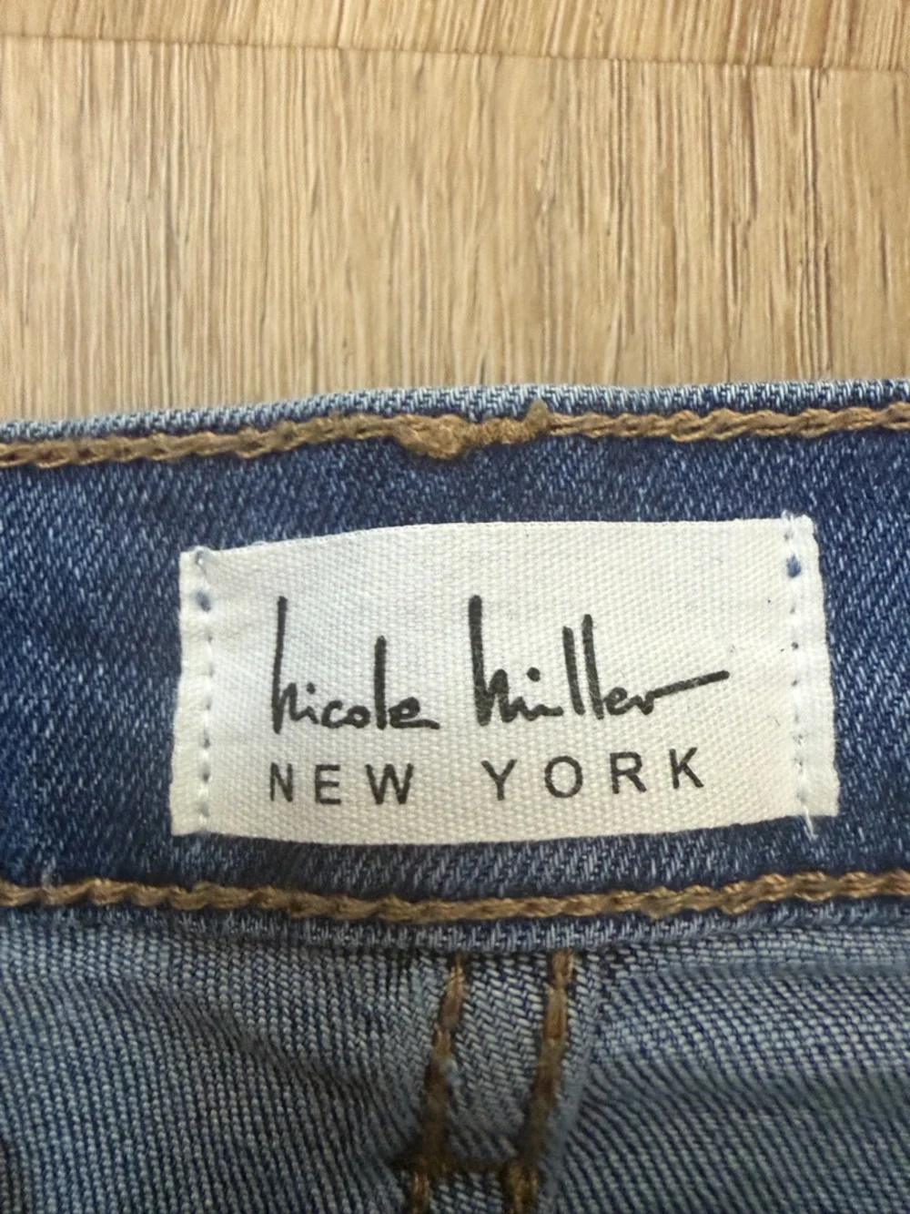 Nicole Miller Blue SOHO High Rise Bootcut Jeans